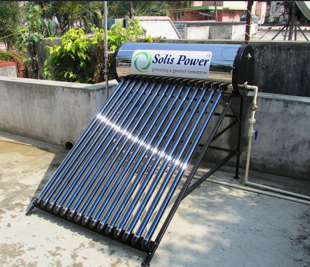 Calentador de Agua Solar con Tubos de Vacío